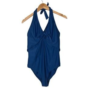 Motherhood Bounceback One-piece Swimsuit Shaping Slimming Green Size: M Beach